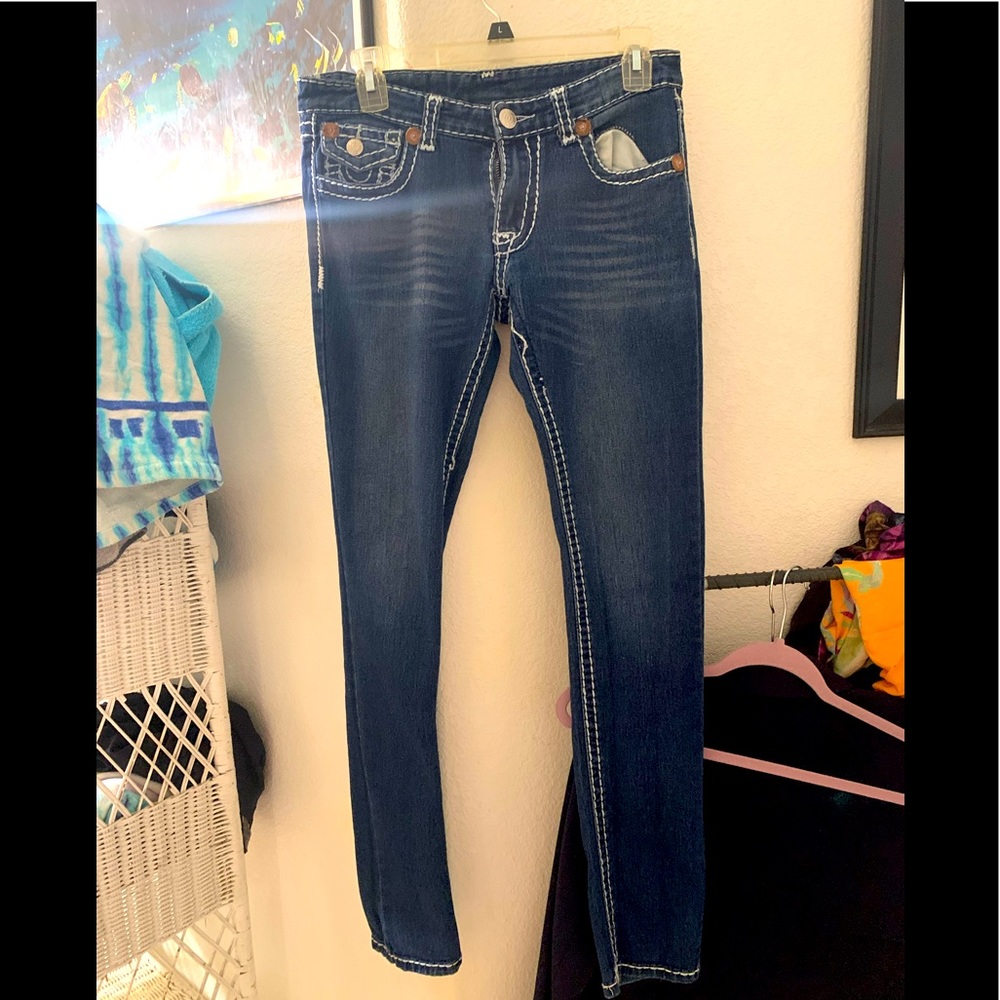 True Religion Jeans- missing back buttons